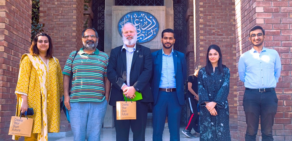Mr. Ivan Hutchins, the Head of International Business Development and Mr. Muhammad Talha, the Country Manager of University of Essex visited LUMS.